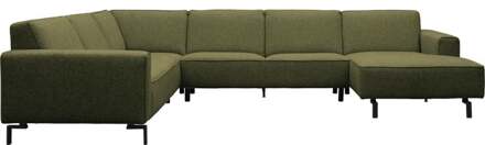 Trendhopper U-bank Vik Nero Forest links - - Breedte: 343.00 cm