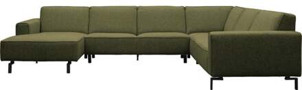 Trendhopper U-bank Vik Nero Forest rechts - - Breedte: 343.00 cm