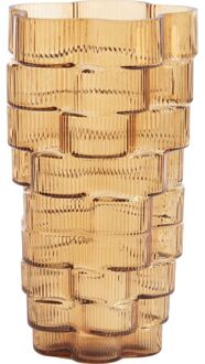 Trendhopper Vaas Douro Glas Bruin X30 Cm - - Breedte: 17.50 cm