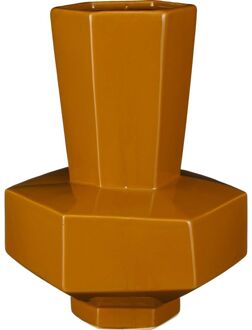 Trendhopper Vaas Geometric oker - - Breedte: