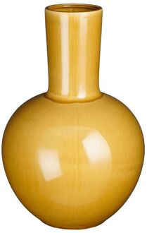 Trendhopper Vaas Home oker 42cm hoog Geel - - Breedte: 27.50 cm