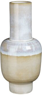 Trendhopper Vaas Lizz - Beige - Keramiek - 22x48x22cm (BxHxD)