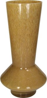 Trendhopper Vaas Oker glas 40 cm - - Breedte: 21.00 cm