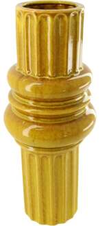 Trendhopper Vaas Retro oker 32,5 cm hoog - - Breedte: 13.50 cm
