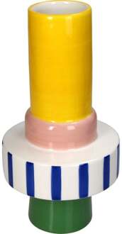 Trendhopper Vaas Stripes - - Breedte: 13.90 cm
