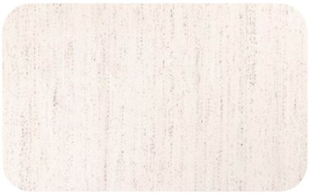 Trendhopper Vloerkleed Bodil afgeronde hoeken wit 11 - - Breedte: