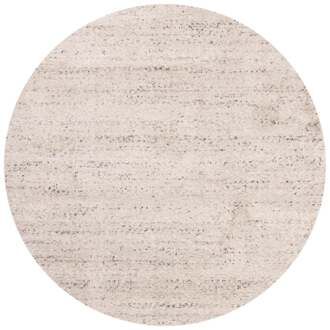 Trendhopper Vloerkleed Bodil rond lichtgrijs 21 - - Breedte: