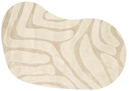 Trendhopper Vloerkleed Chase organisch creme 12 - - Breedte: