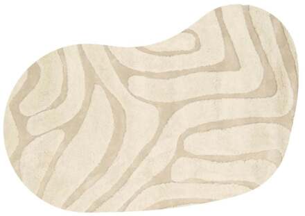 Trendhopper Vloerkleed Chase organisch gespiegeld creme 12 - - Breedte: