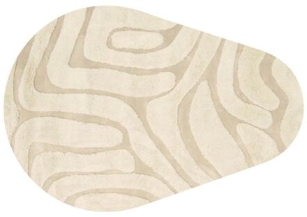 Trendhopper Vloerkleed Chase pebble creme 12 - - Breedte: