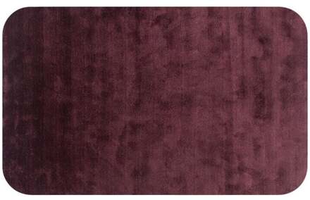 Trendhopper Vloerkleed Cowan afgeronde hoeken aubergine 48 - - Breedte: