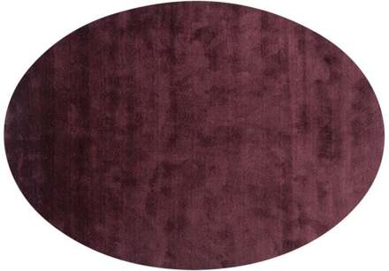 Trendhopper Vloerkleed Cowan ellips aubergine 48 - - Breedte: