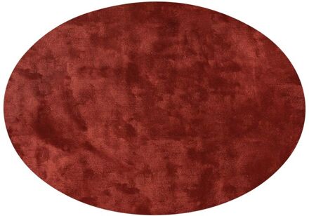 Trendhopper Vloerkleed Cowan ellips framboos 63 - - Breedte: