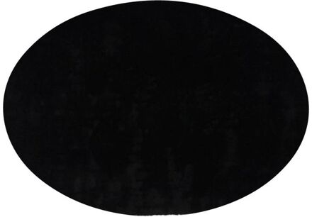 Trendhopper Vloerkleed Cowan ellips zwart 25 - - Breedte: