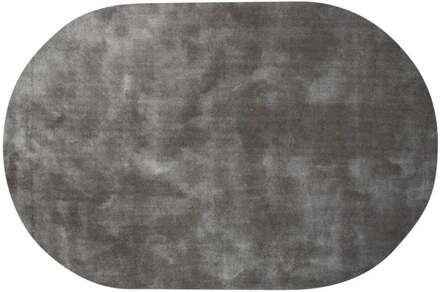 Trendhopper Vloerkleed Cowan grijs 130x190 ovaal - - Breedte: 130.00 cm