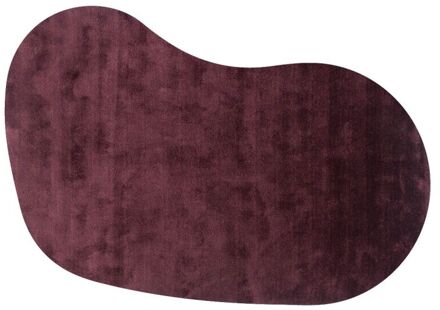 Trendhopper Vloerkleed Cowan organisch aubergine 48 - - Breedte: