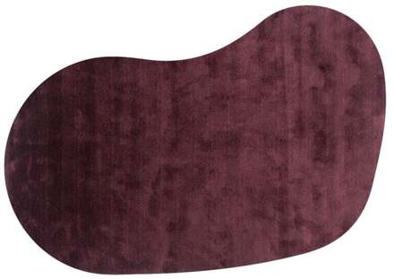 Trendhopper Vloerkleed Cowan organisch gespiegeld aubergine 48 - - Breedte: