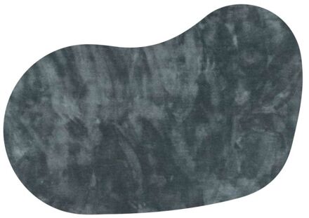 Trendhopper Vloerkleed Cowan organisch gespiegeld blauw 32 - - Breedte: