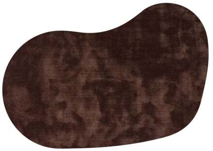 Trendhopper Vloerkleed Cowan organisch gespiegeld donker bruin 18 - - Breedte: