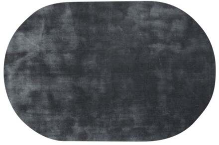 Trendhopper Vloerkleed Cowan ovaal antraciet 24 Grijs - - Breedte: