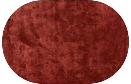 Trendhopper Vloerkleed Cowan ovaal framboos 63 - - Breedte: