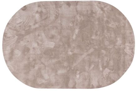 Trendhopper Vloerkleed Cowan ovaal lichtgrijs 21 Beige - - Breedte: