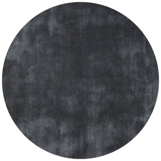 Trendhopper Vloerkleed Cowan rond antraciet 24 Grijs - - Breedte: