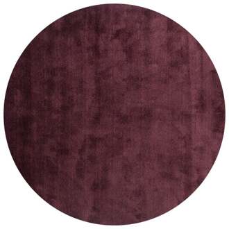 Trendhopper Vloerkleed Cowan rond aubergine 48 - - Breedte: