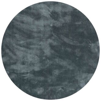 Trendhopper Vloerkleed Cowan rond blauw 32 - - Breedte: