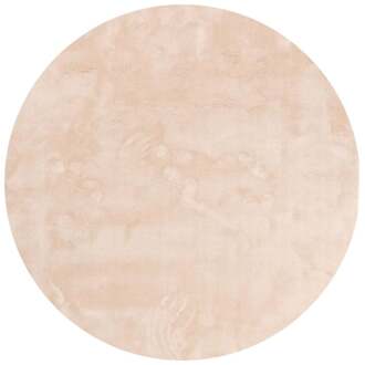 Trendhopper Vloerkleed Cowan wit 120 rond - - Breedte: 120.00 cm