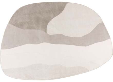 Trendhopper Vloerkleed Flow Zilver 160x230 cm - - Breedte: 160.00 cm