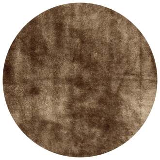 Trendhopper Vloerkleed Leya rond goud 14 - - Breedte: