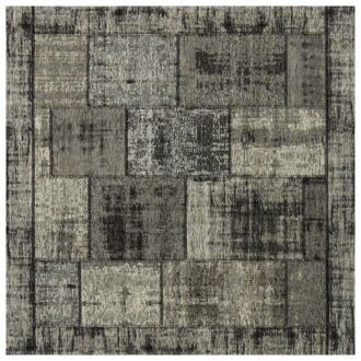Trendhopper Vloerkleed Pablo antraciet 200x200 - - Breedte: 200.00 cm