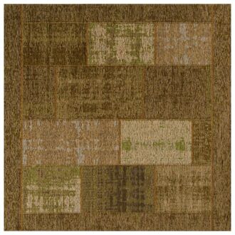 Trendhopper Vloerkleed Pablo olijfgroen 200x200 - - Breedte: 200.00 cm