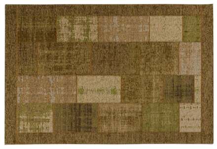 Trendhopper Vloerkleed Pablo olijfgroen 200x290 - - Breedte: 200.00 cm