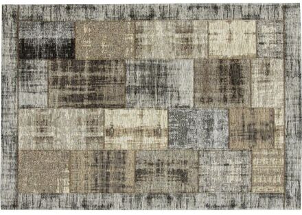 Trendhopper Vloerkleed Pablo taupe 240x330 - - Breedte: 240.00 cm