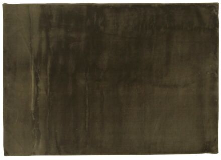 Trendhopper Vloerkleed Perry olijfgroen 160x230 - - Breedte: 160.00 cm