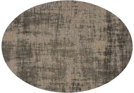 Trendhopper Vloerkleed Rovinj ellips grijs 26 - - Breedte: