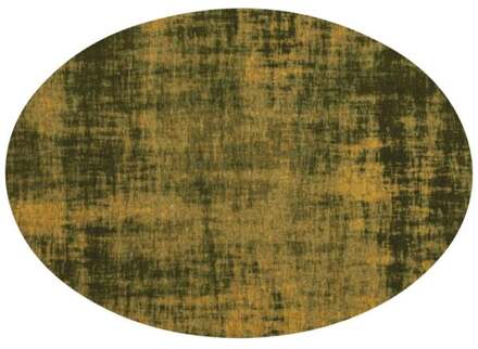 Trendhopper Vloerkleed Rovinj ellips groen 52 - - Breedte: