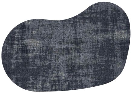 Trendhopper Vloerkleed Rovinj organisch gespiegeld donkerblauw 35 - - Breedte: