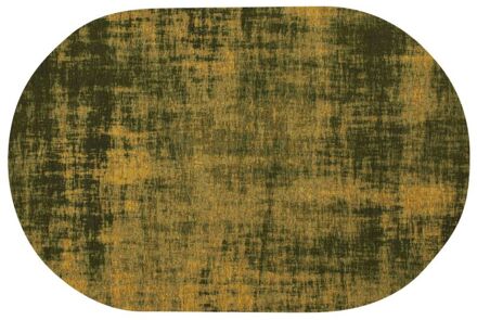 Trendhopper Vloerkleed Rovinj ovaal groen 52 - - Breedte: