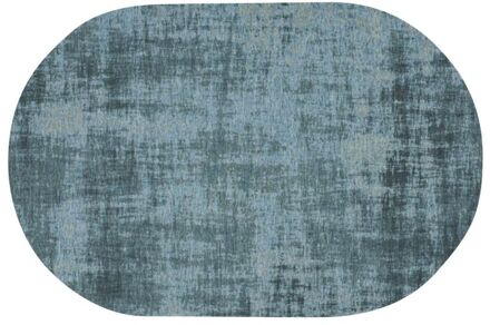 Trendhopper Vloerkleed Rovinj ovaal lichtblauw 33 - - Breedte: