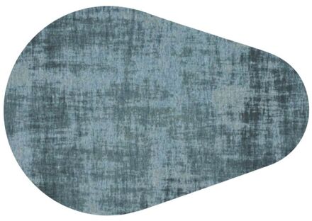 Trendhopper Vloerkleed Rovinj pebble lichtblauw 33 - - Breedte: