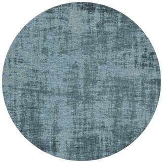 Trendhopper Vloerkleed Rovinj rond lichtblauw 33 - - Breedte: