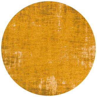 Trendhopper Vloerkleed Rovinj rond okergeel 62 - - Breedte: