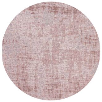 Trendhopper Vloerkleed Rovinj rond roze 43 - - Breedte:
