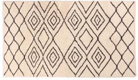 Trendhopper Vloerkleed Tancho zwart-wit 160x230 - - Breedte: 160.00 cm