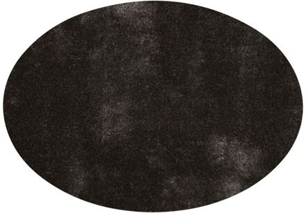 Trendhopper Vloerkleed Vernissage ellips antraciet 24 - - Breedte: