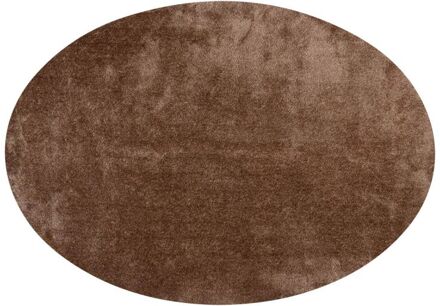 Trendhopper Vloerkleed Vernissage ellips taupe 15 - - Breedte:
