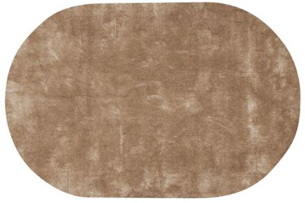 Trendhopper Vloerkleed Vernissage ovaal beige 13 - - Breedte: